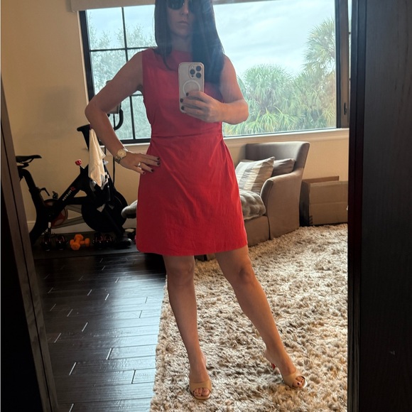 Abercrombie & Fitch Vibrant Red Mini Dress - Picture 4 of 7